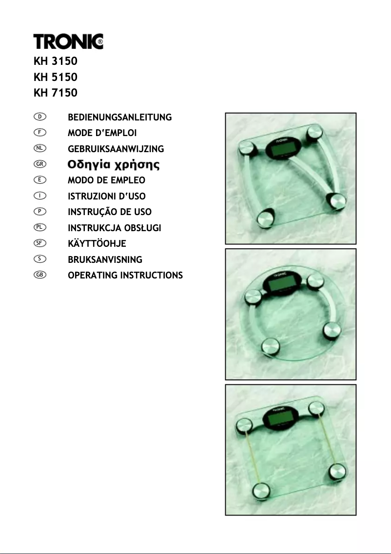 Image de la première page du manuel de l'appareil KH 7150