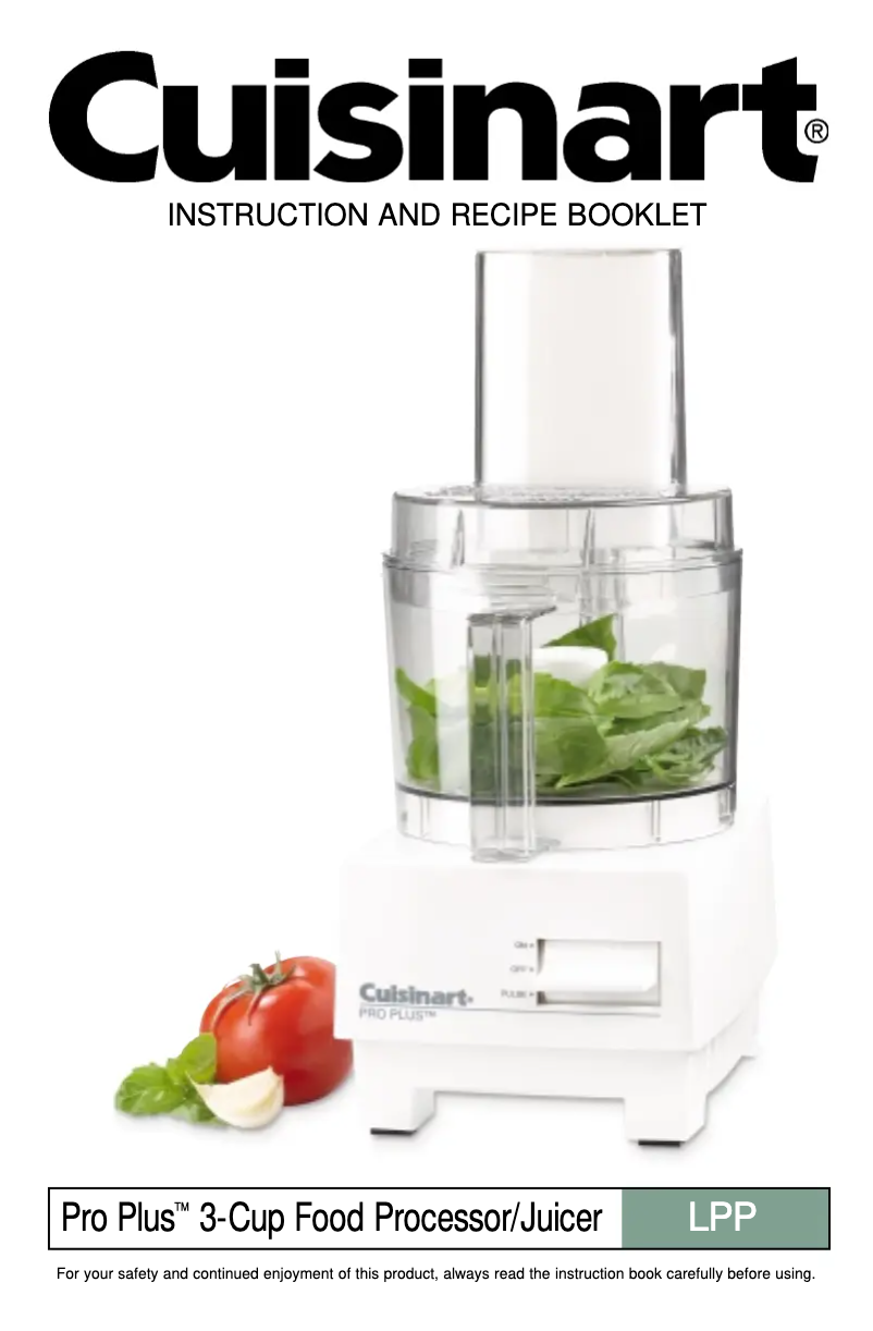 Image de la première page du manuel de l'appareil Pro Plus LPP