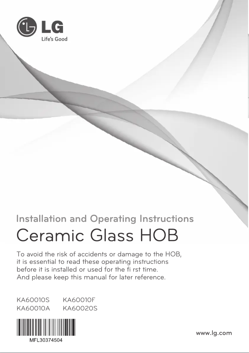 Página 1 del manual Manual de usuario LG KA60010S