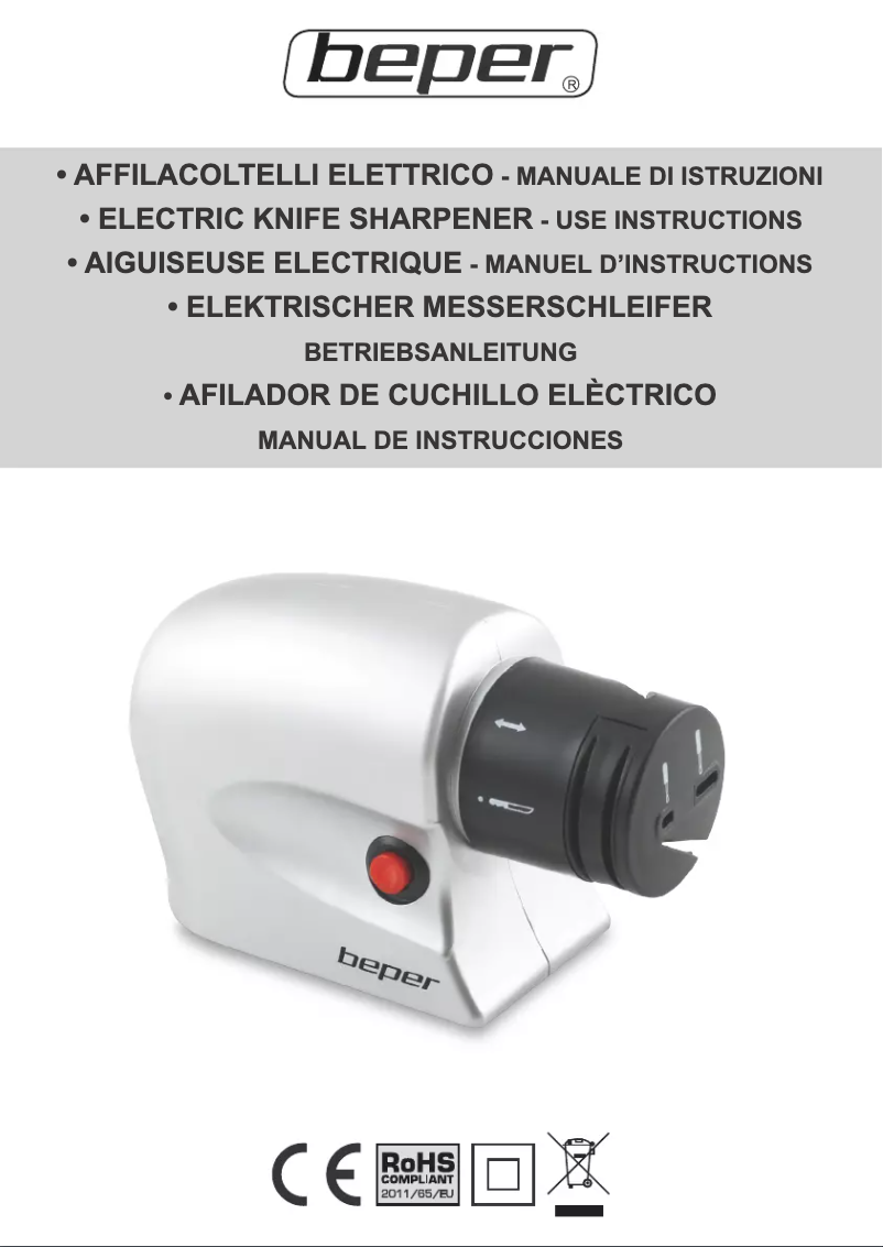 Page 1 de la notice Manuel utilisateur Beper 90.046