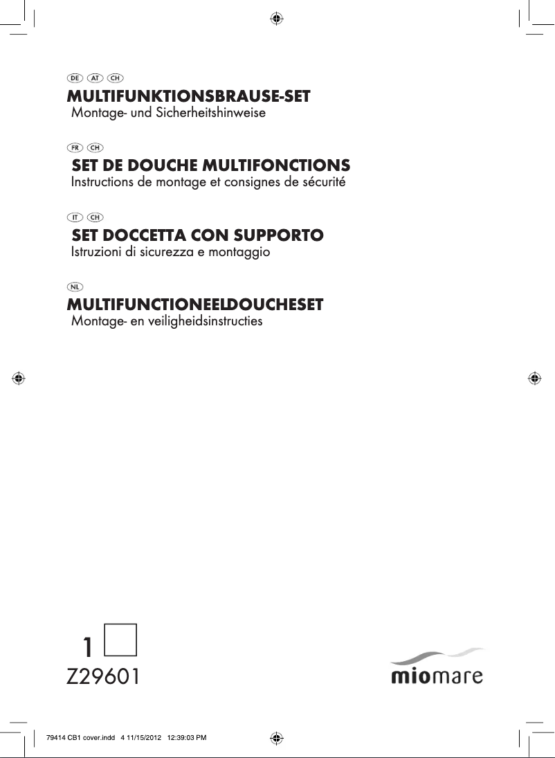 Page 1 de la notice Manuel utilisateur Miomare IAN 79414