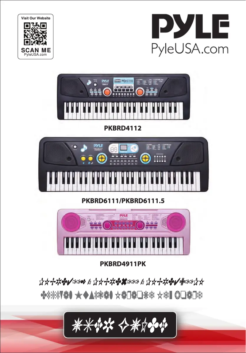 Page 1 de la notice Manuel utilisateur Pyle PKBRD4911PK