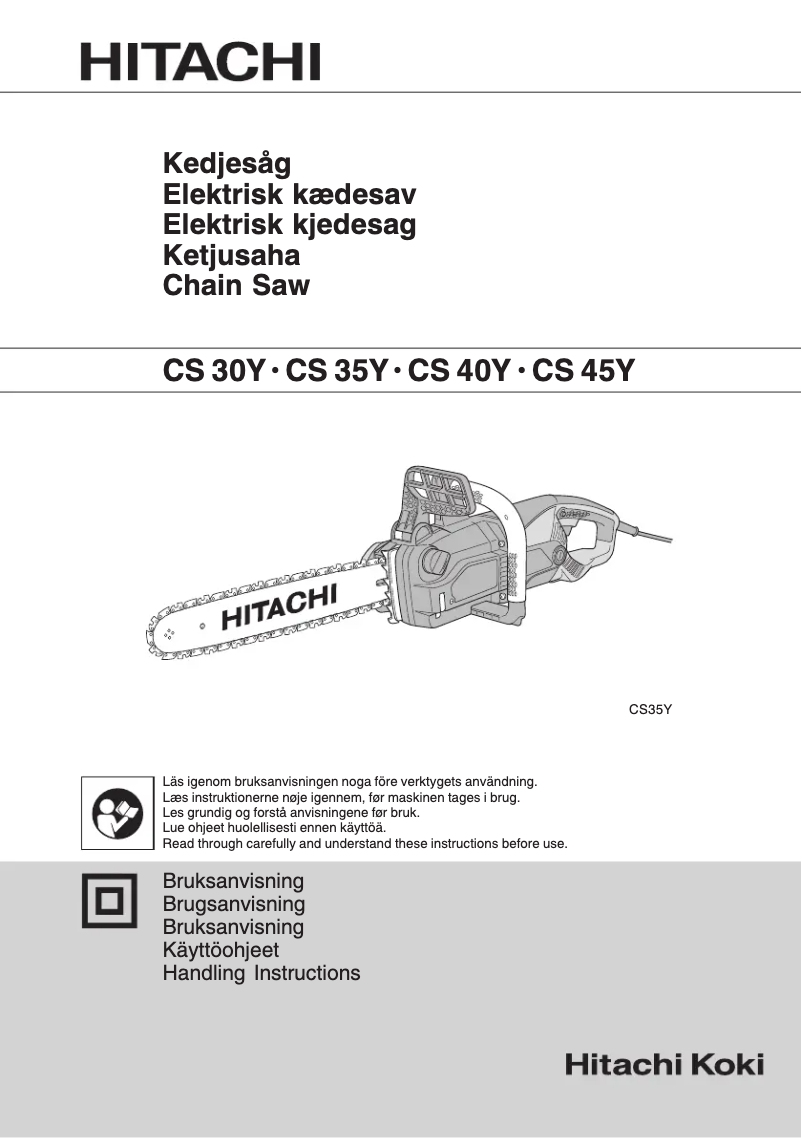 Page 1 de la notice Manuel utilisateur Hitachi CS 30Y