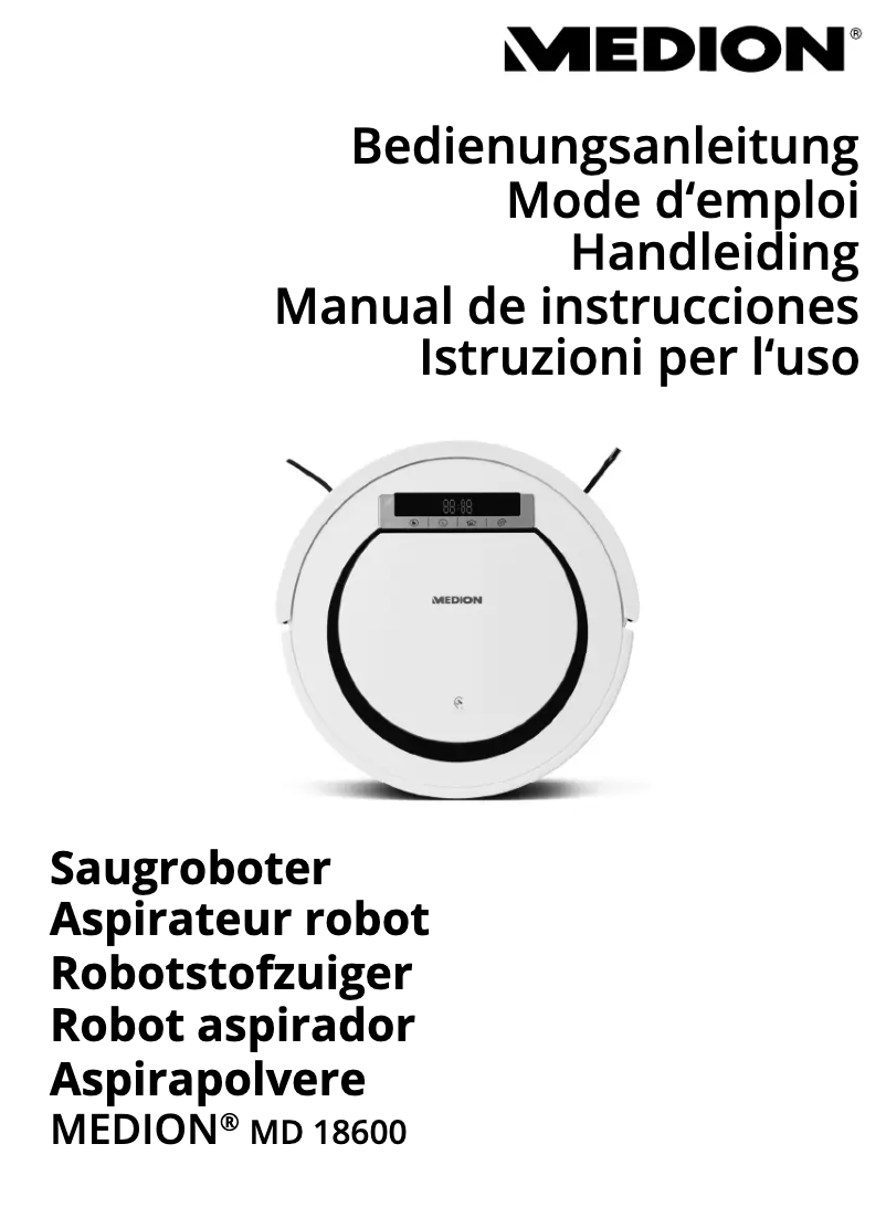 Page n°1 - Manuel utilisateur Medion MD 18600