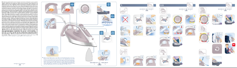 Page n°1 - Manuel utilisateur Tefal Easygliss Plus FV5735