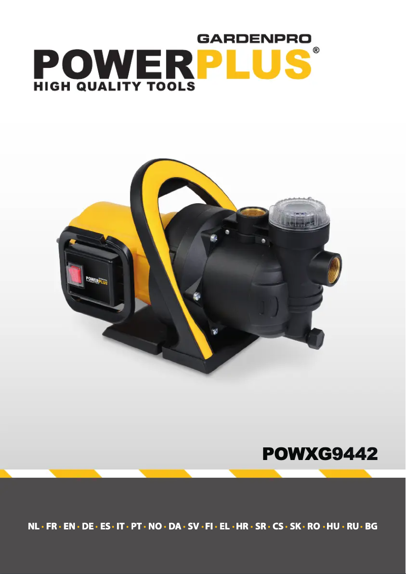 Page n°1 - Manuel utilisateur PowerPlus POWXG9442