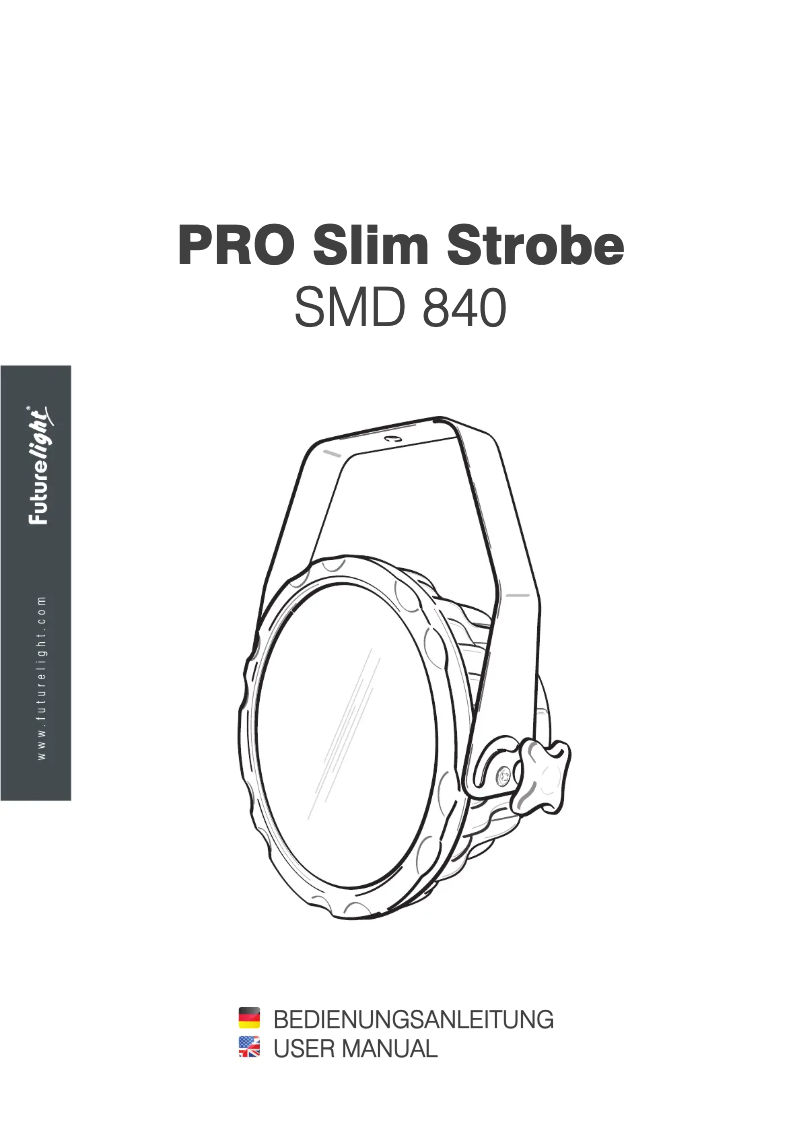 Page n°1 - Manuel utilisateur Futurelight PRO Slim Strobe SMD 840