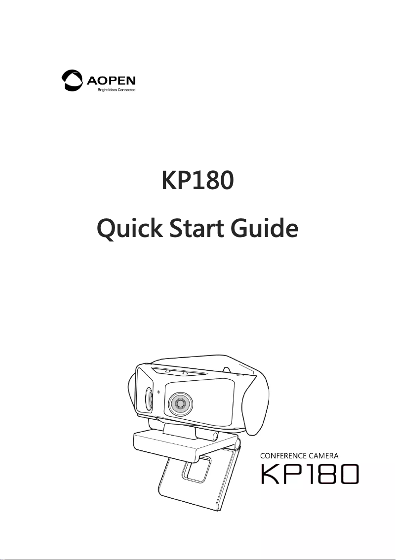 Page 1 de la notice Manuel utilisateur Aopen KP180