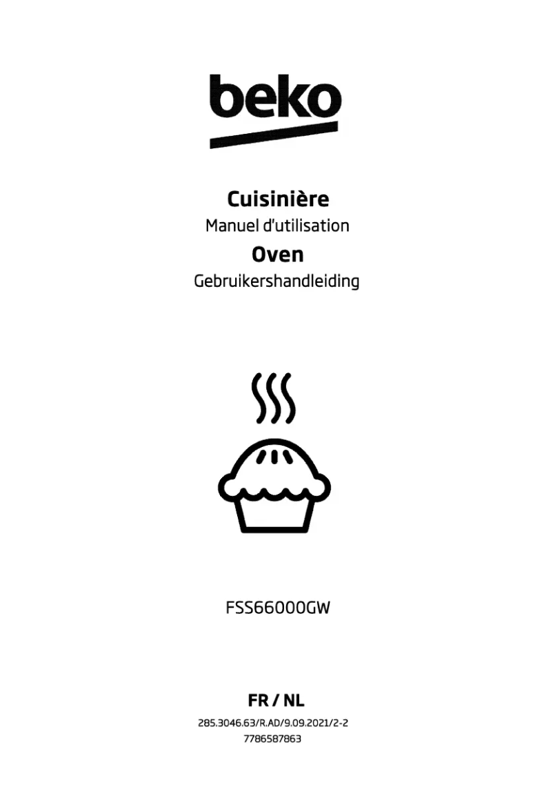 Page n°1 - Manuel utilisateur Beko FSS66000GW