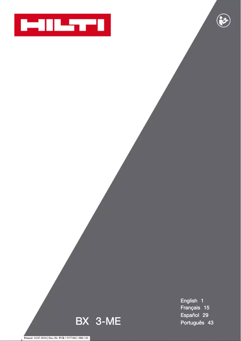 Image de la première page du manuel de l'appareil X-MW MX