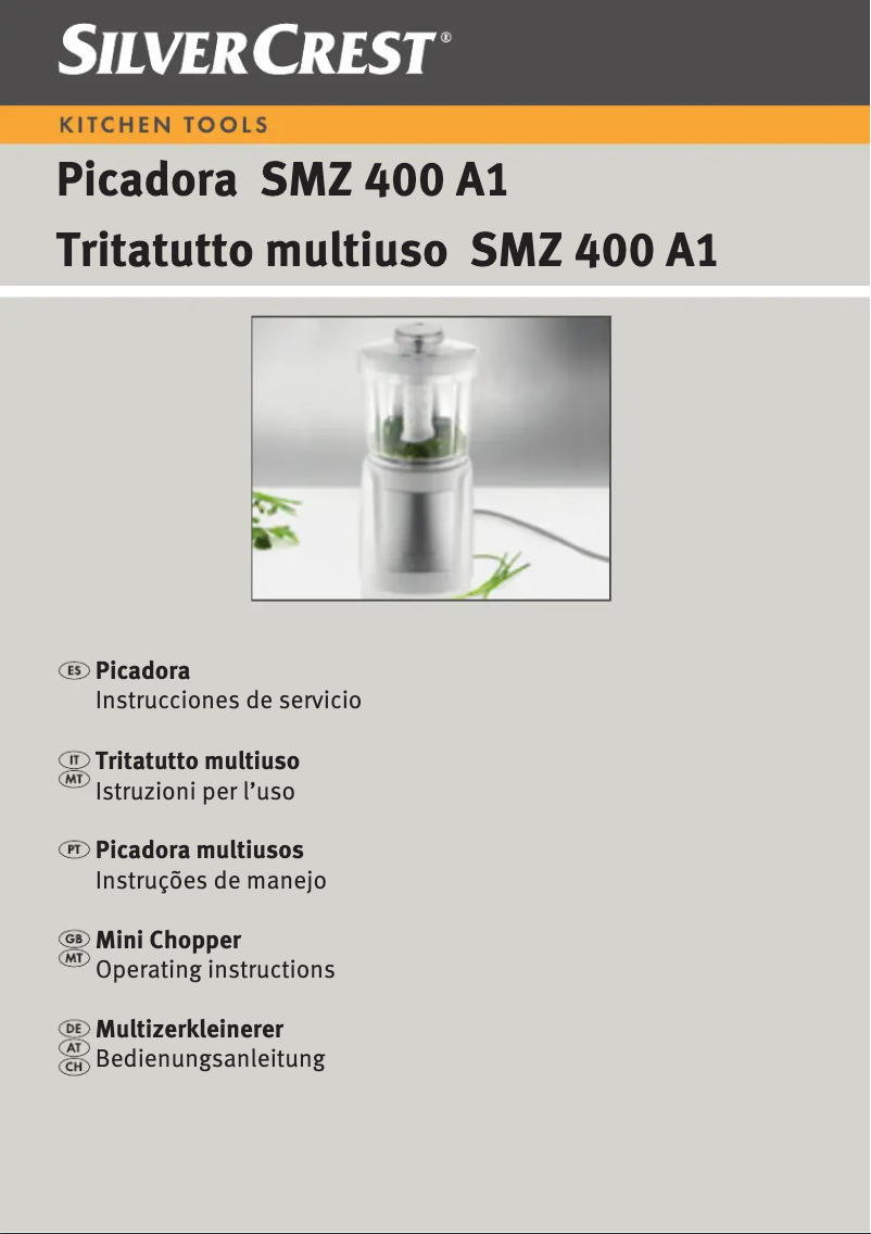 Page 1 de la notice Manuel utilisateur SilverCrest SMZ 400 A1