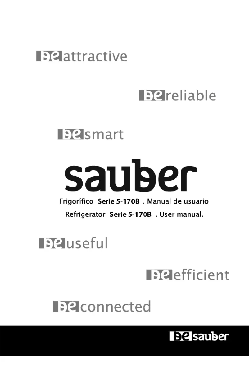 Page 1 de la notice Manuel utilisateur Sauber SERIE 5-170B