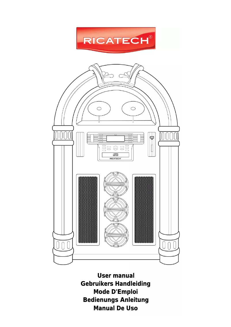 Image de la première page du manuel de l'appareil RR1600
