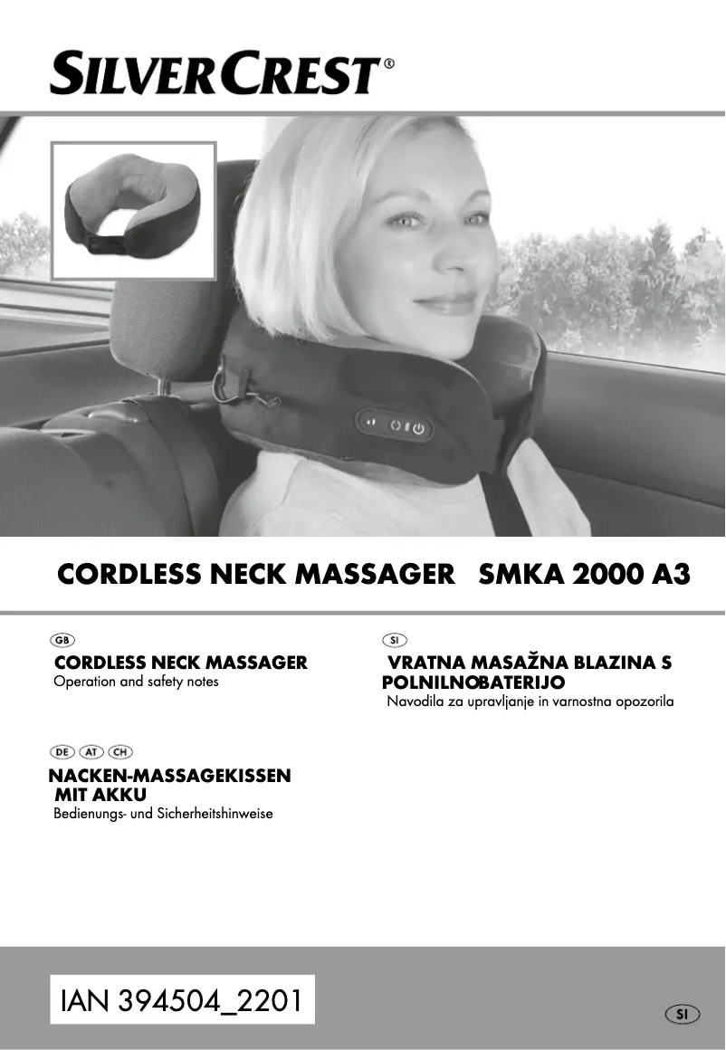 Page n°1 - Manuel utilisateur SilverCrest SMKA 2000 A3