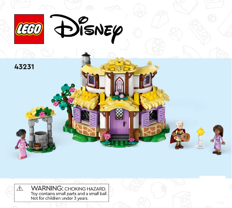 Page 1 de la notice Consignes visuelles Lego Disney 43231