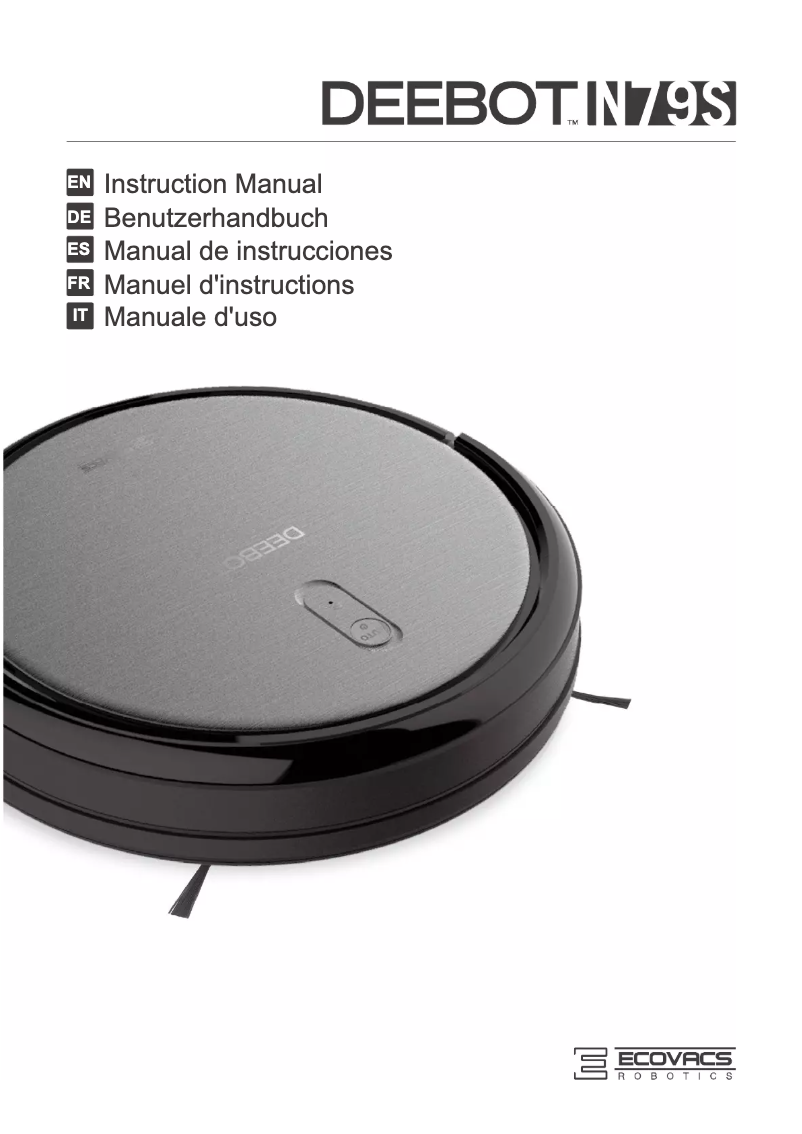 Page n°1 - Manuel utilisateur ECOVACS DEEBOT N79S