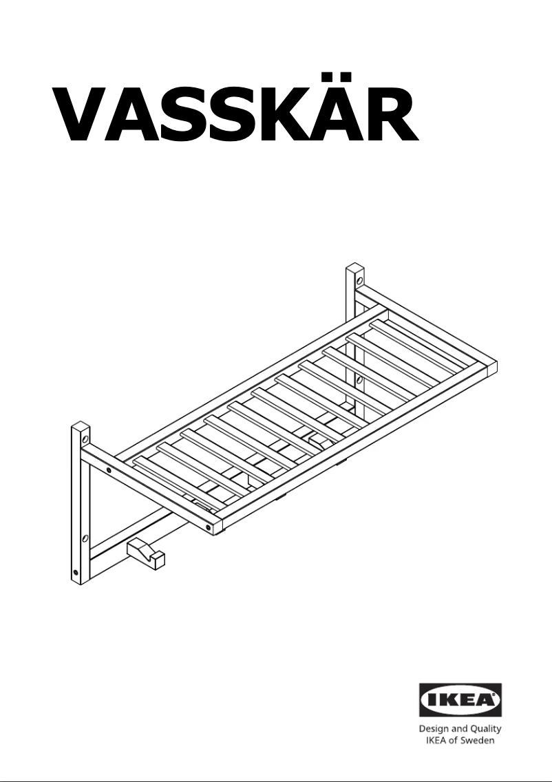 Página 1 del manual Manual de usuario Ikea VASSKÄR 305.423.17