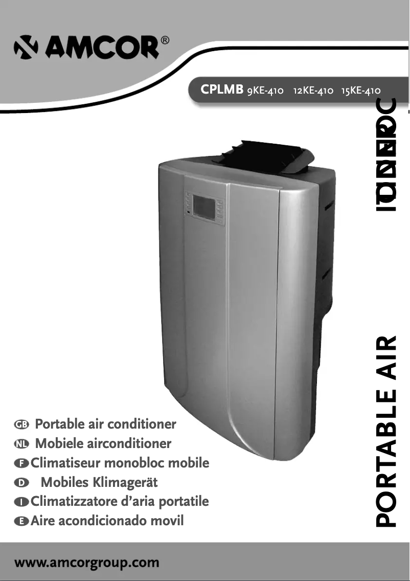 Página 1 del manual Manual de usuario Amcor CPLMB 12KE-410