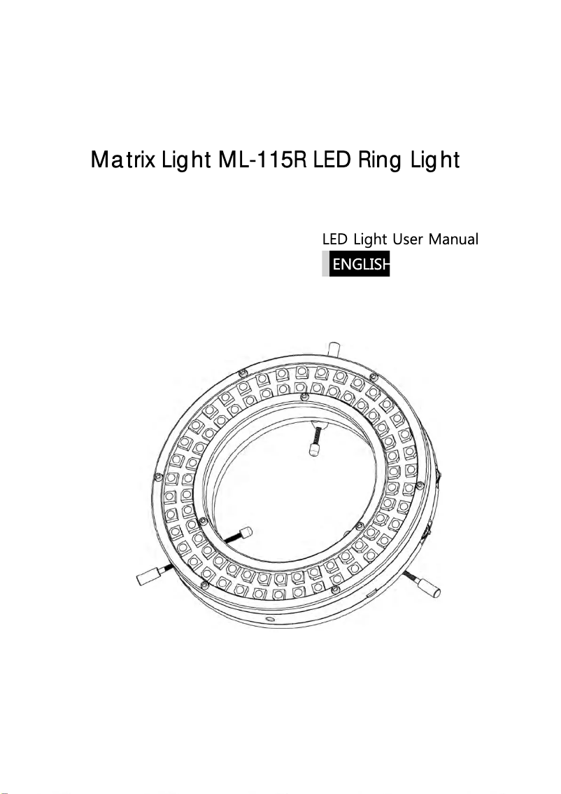 Image de la première page du manuel de l'appareil ML-115R