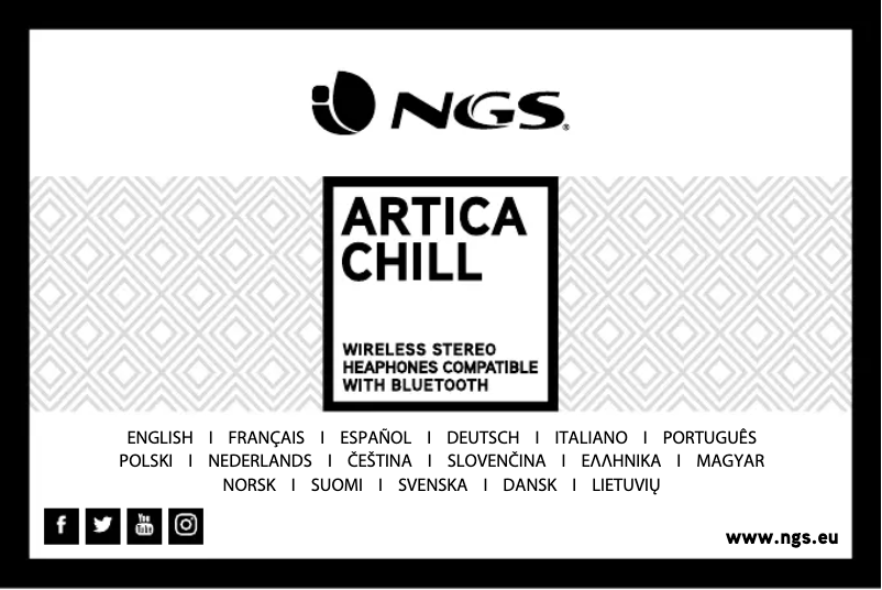 Page 1 de la notice Manuel utilisateur NGS Artica Chill