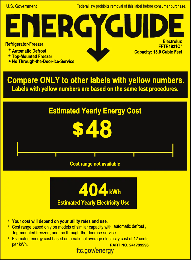 Image de la première page du manuel de l'appareil FFTR1821Q