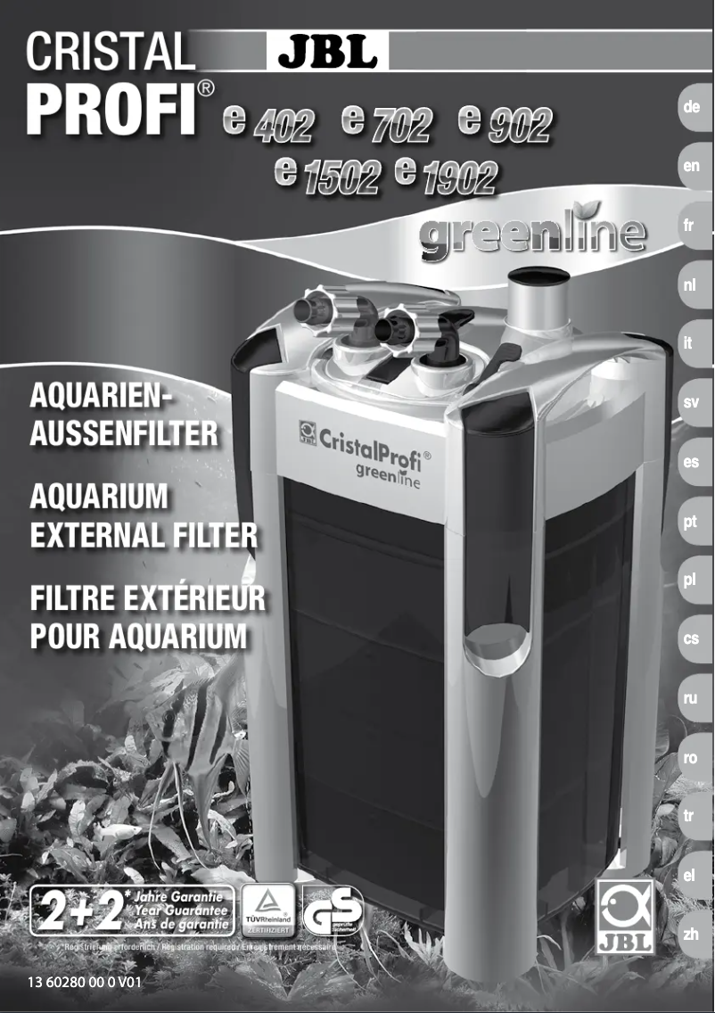 Page 1 de la notice Manuel utilisateur JBL Cristalprofi e702