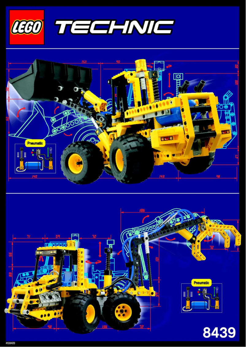 Page n°1 - Manuel utilisateur Lego Power Machine With Pneumatic Tank