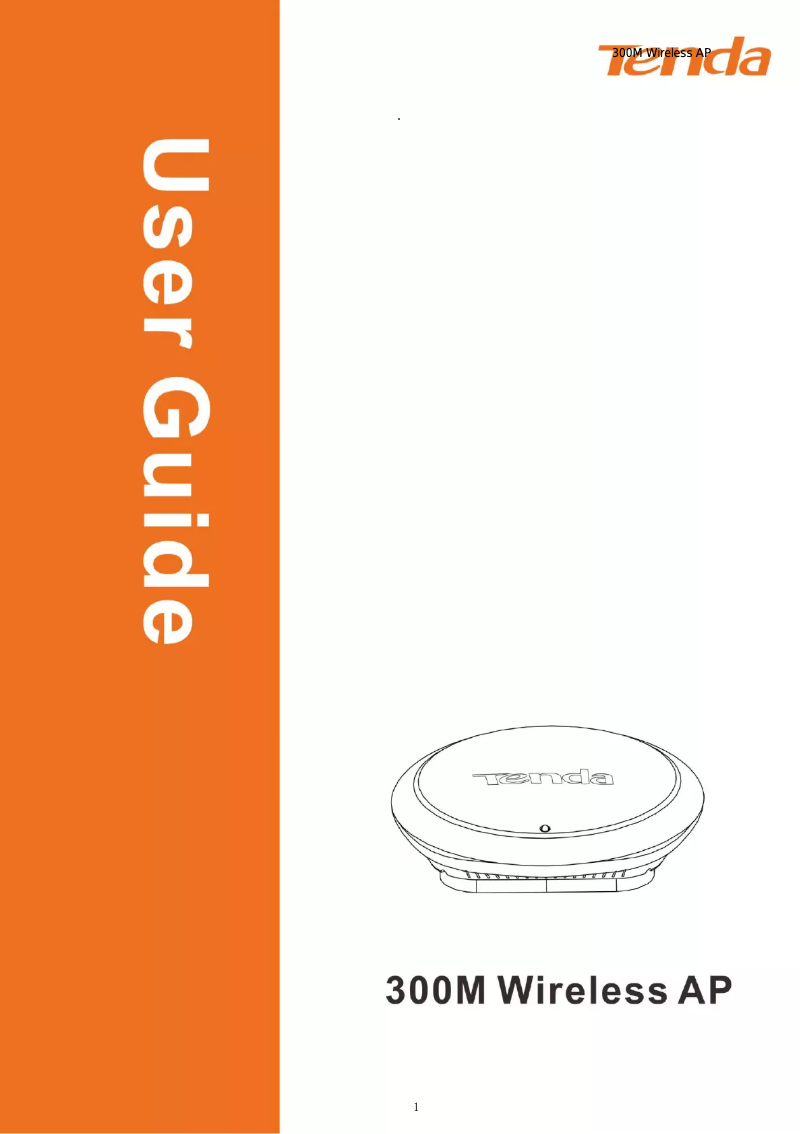 Page 1 de la notice Manuel utilisateur Tenda WH302A