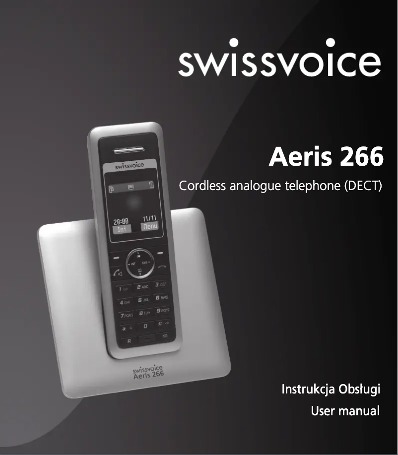 Image de la première page du manuel de l'appareil Aeris 266