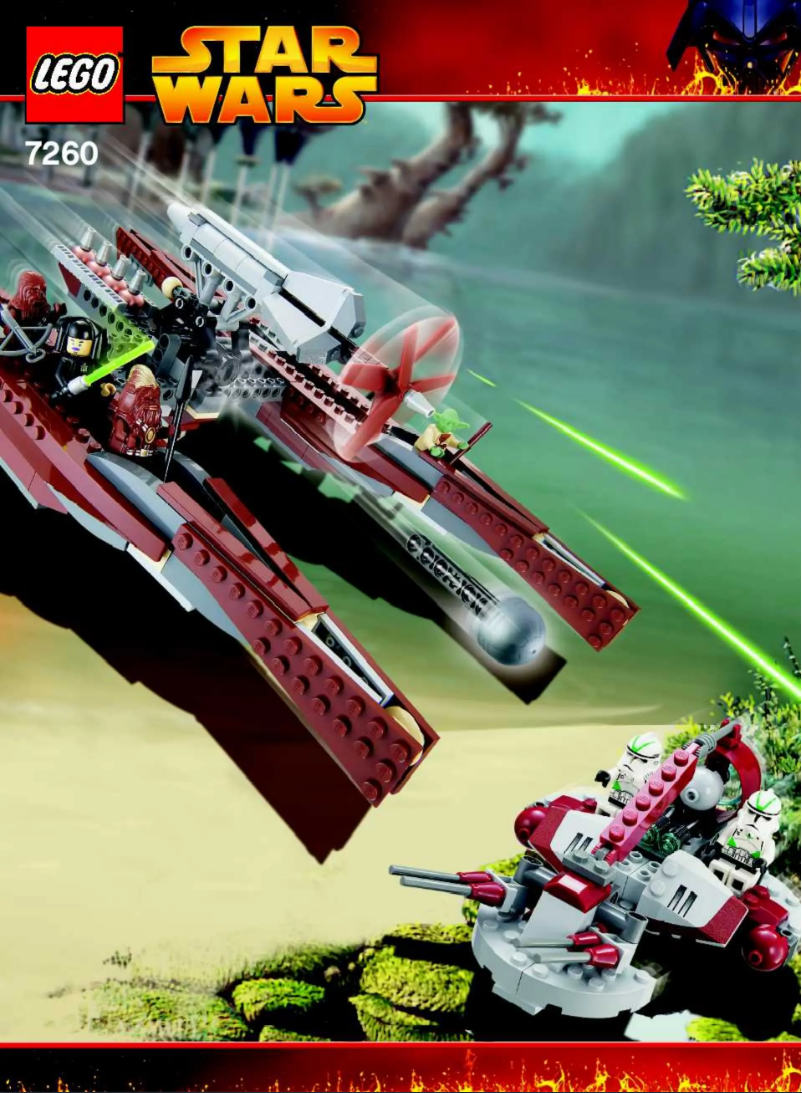 Page 1 de la notice Manuel utilisateur Lego Star Wars 7260