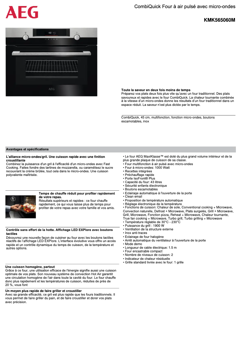 Image de la première page du manuel de l'appareil KMK565060M