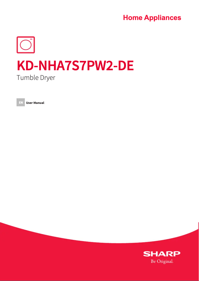 Image de la première page du manuel de l'appareil KD-NHA7S7PW2-DE