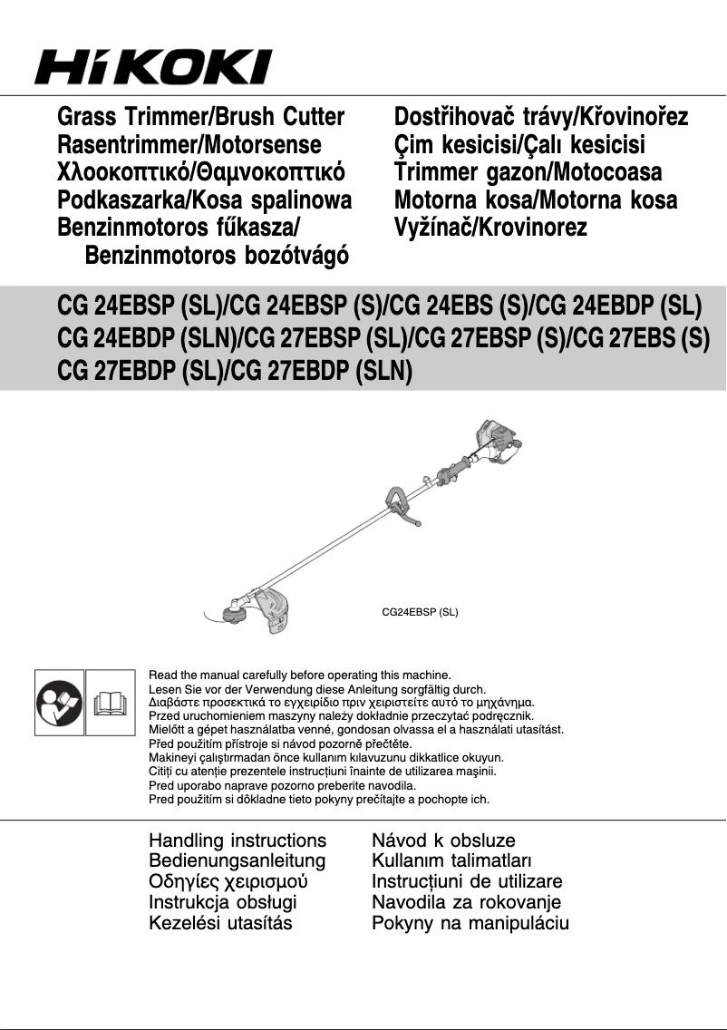 Page 1 de la notice Manuel utilisateur HiKOKI CG24EBSP