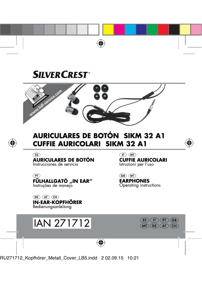 Image de la première page du manuel de l'appareil SKMR 10 A1