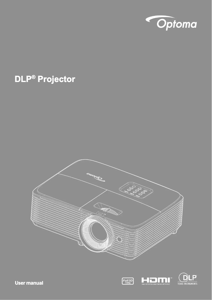 Page n°1 - Manuel utilisateur Optoma HD28HDR