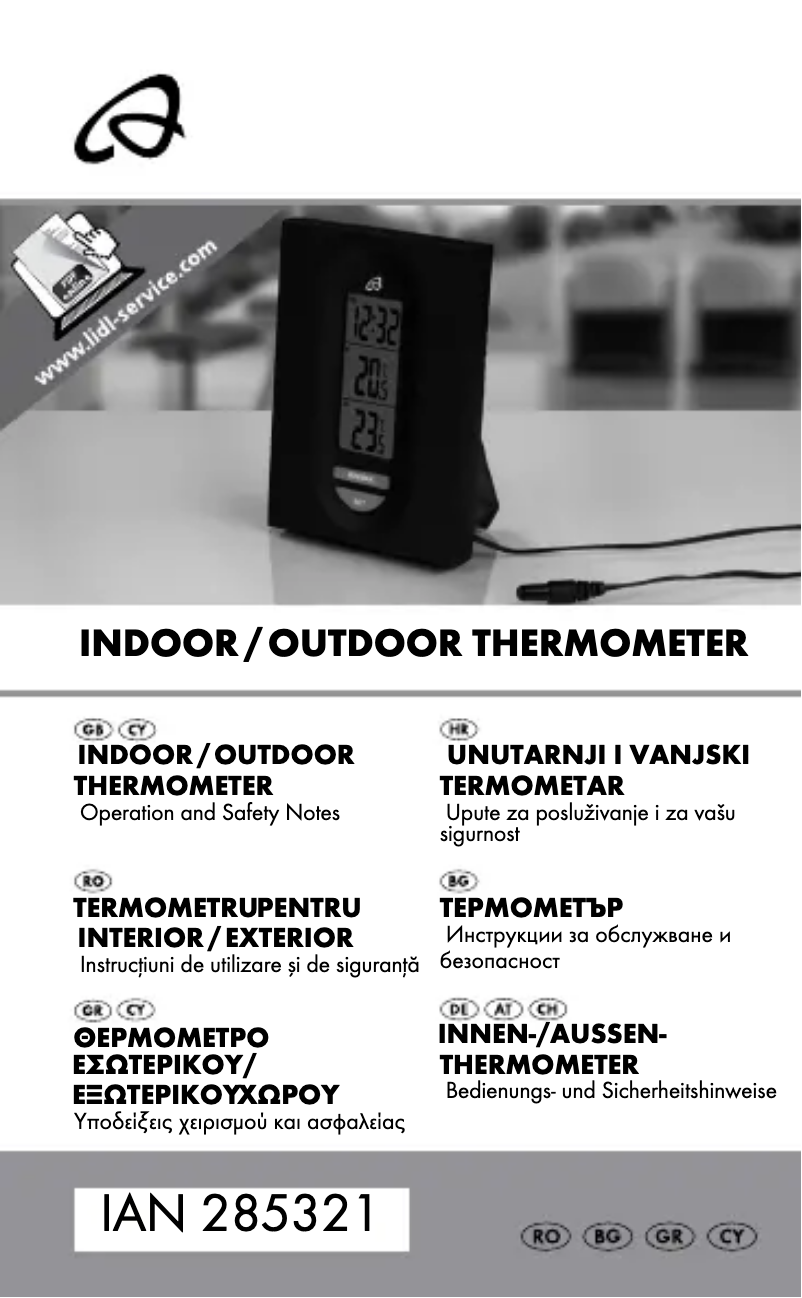 Página 1 del manual Manual de usuario Auriol IAN 285321