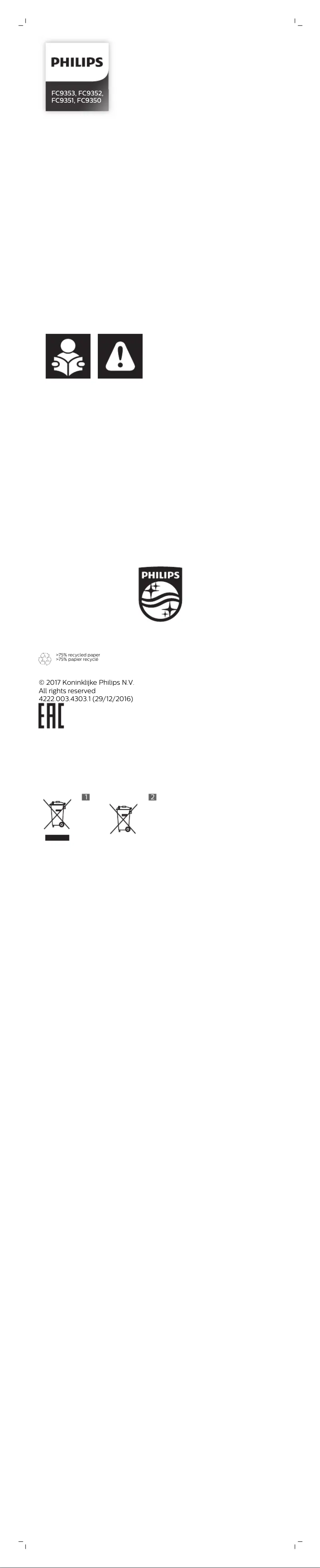 Image de la première page du manuel de l'appareil PowerPro Compact FC9353