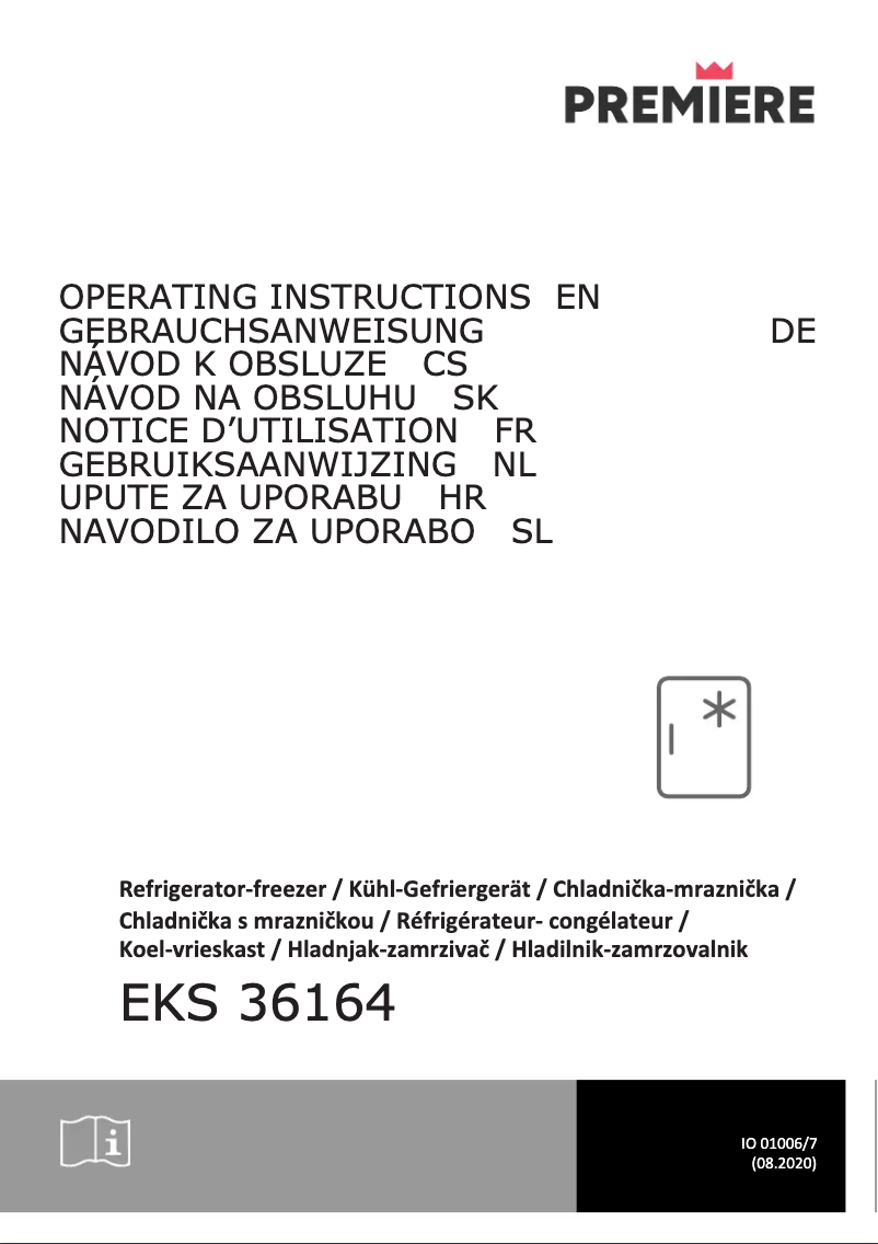 Image de la première page du manuel de l'appareil EKS 36164