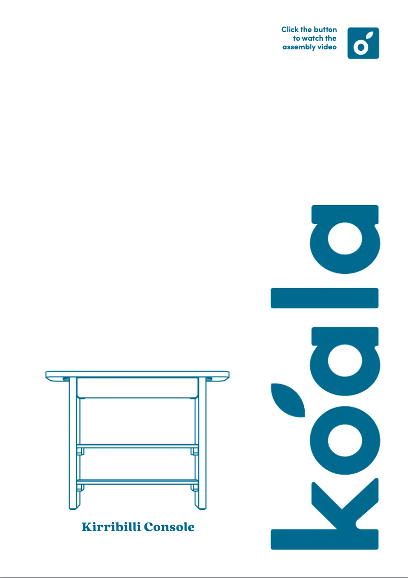 Page 1 de la notice Manuel utilisateur Koala Kirribilli Console