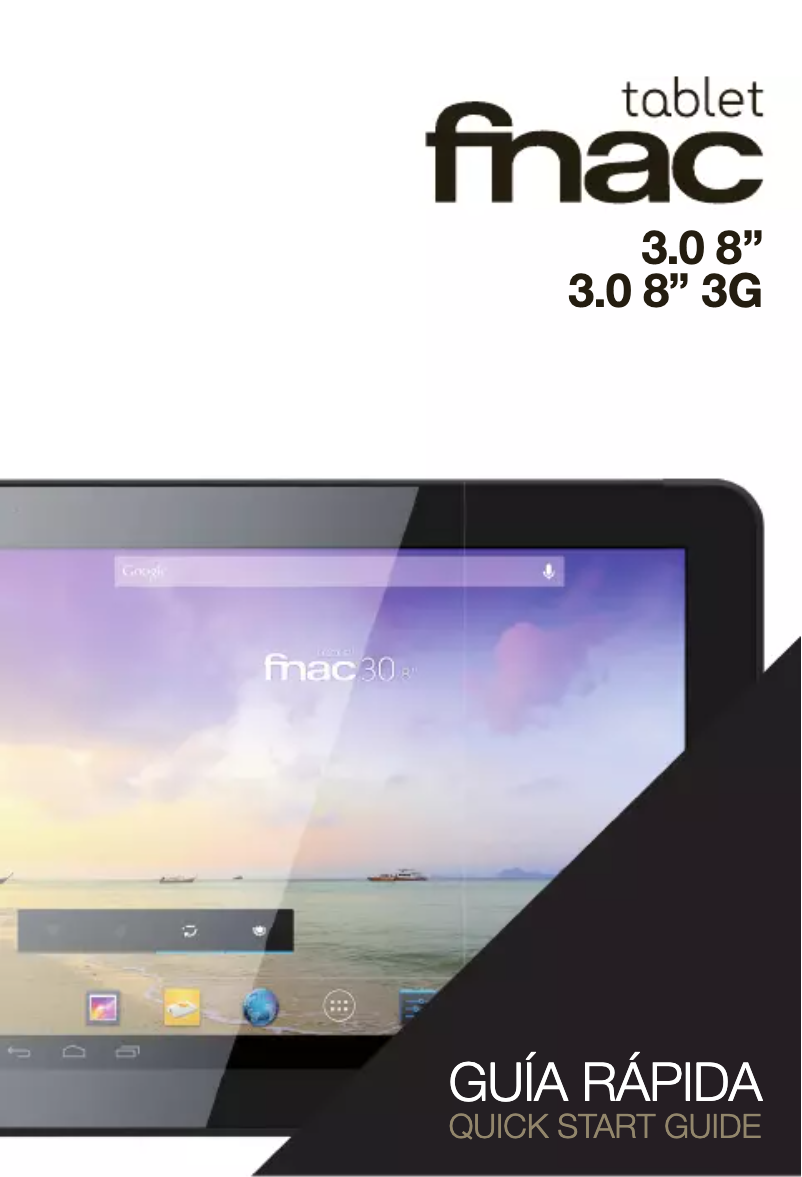 Image de la première page du manuel de l'appareil Fnac 3.0 8