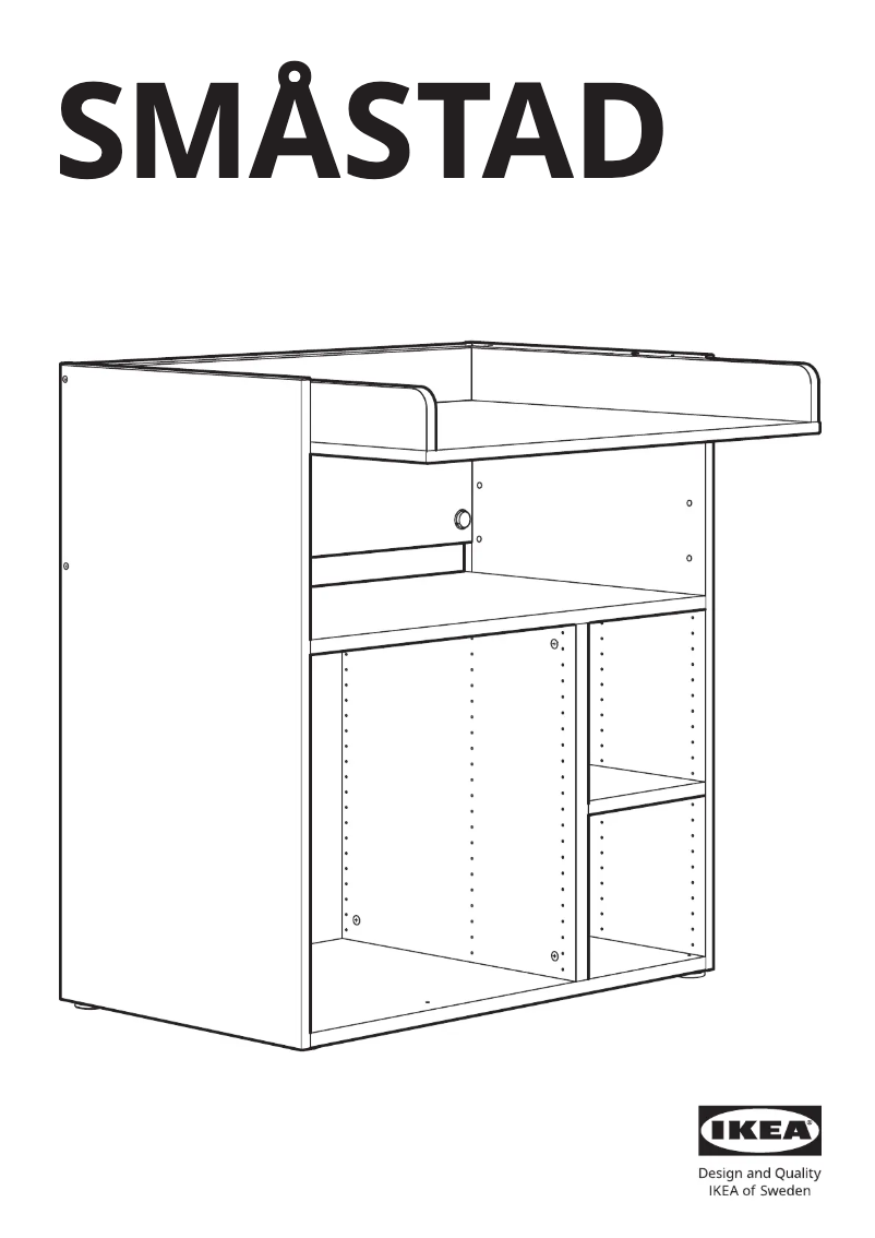 Page 1 de la notice Manuel utilisateur Ikea SMÅSTAD 705.441.35