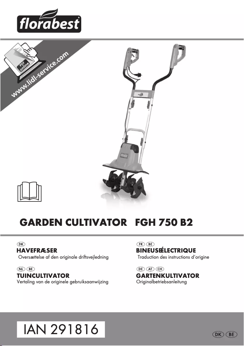 Image de la première page du manuel de l'appareil FGH 750 B2