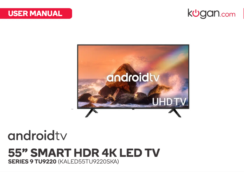 Image de la première page du manuel de l'appareil TU9220