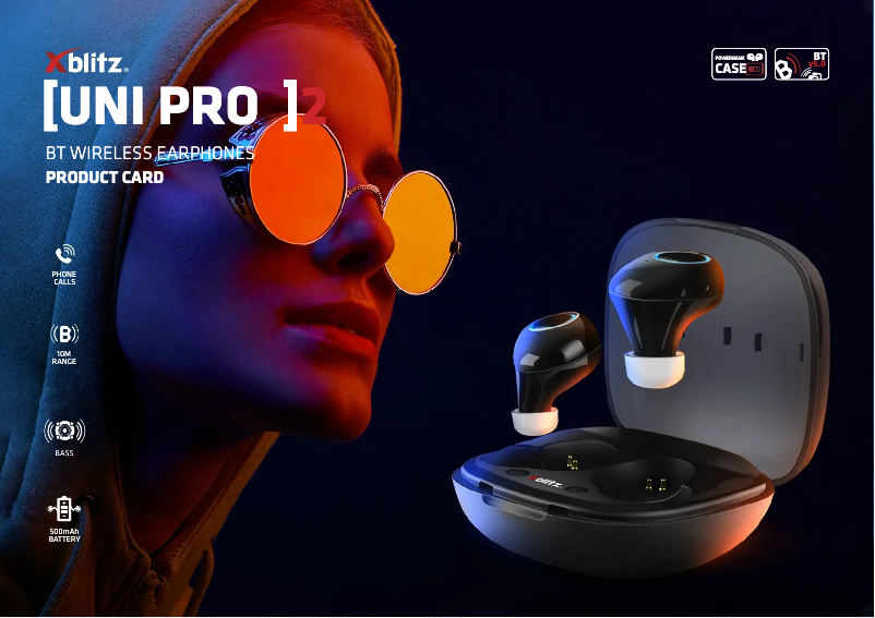 Page 1 de la notice Manuel utilisateur Xblitz Uni Pro 2