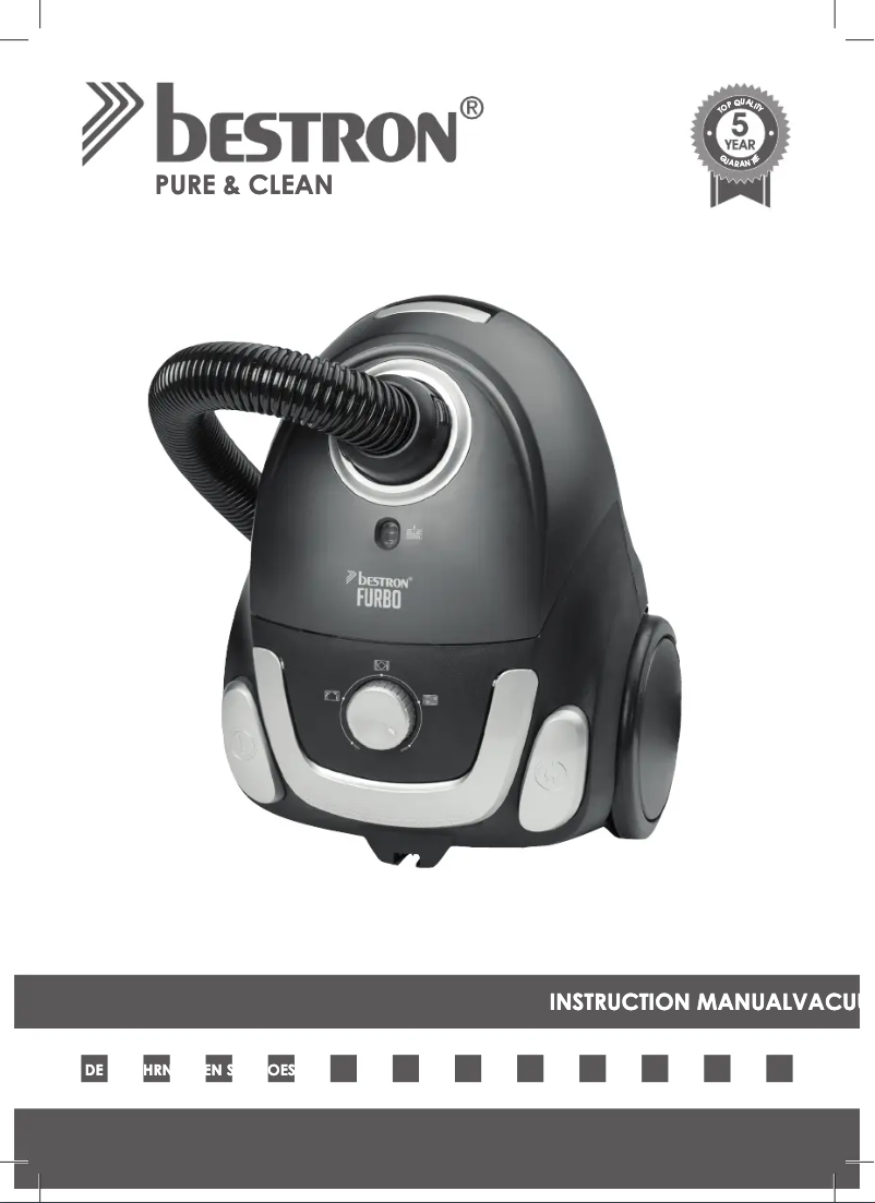 Page 1 de la notice Manuel utilisateur Bestron Farbo ABG450ZRE