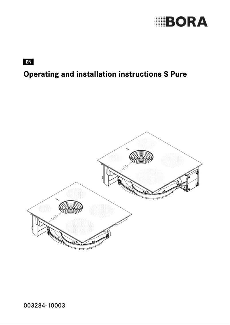 Page 1 de la notice Guide d'installation BORA S Pure