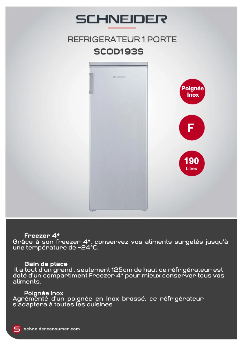 Image de la première page du manuel de l'appareil SCOD193S