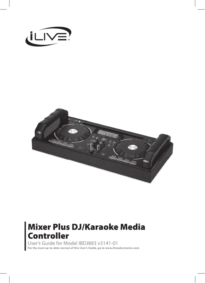 Image de la première page du manuel de l'appareil IBDJ883