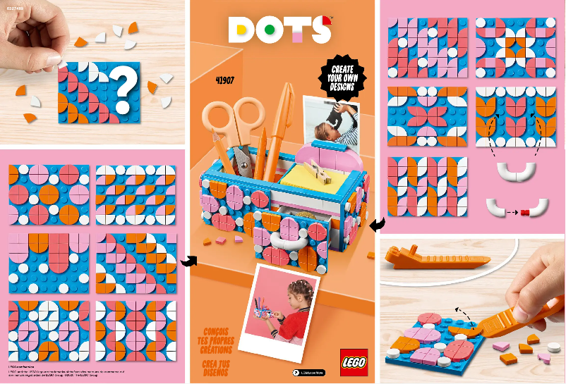 Page 1 de la notice Manuel utilisateur Lego Dots 41907