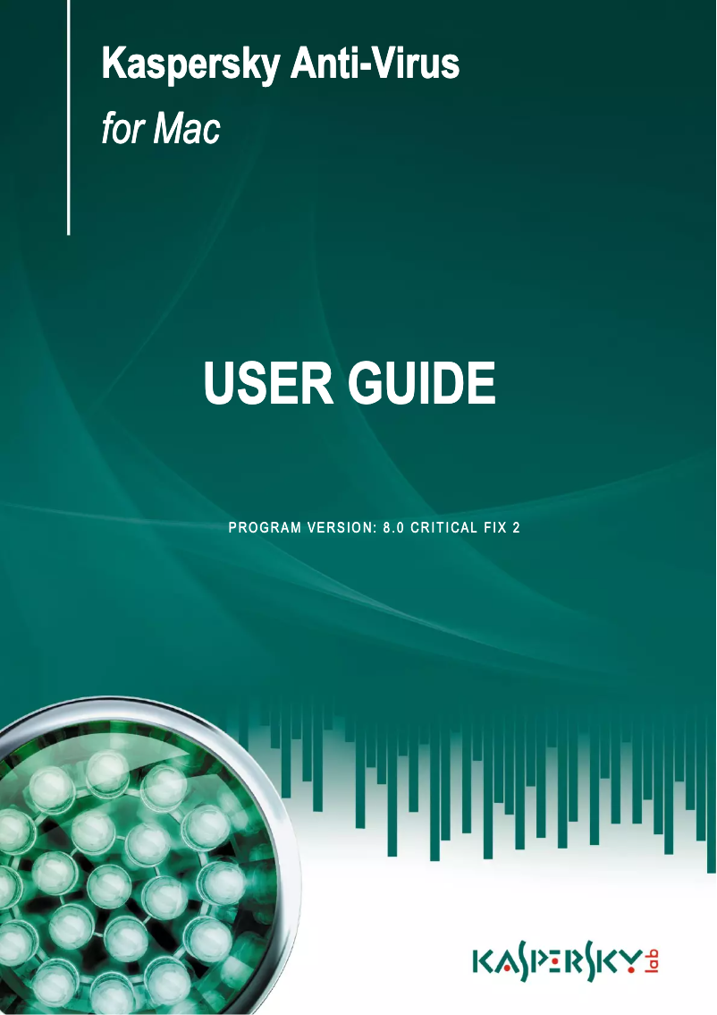 Page n°1 - Manuel utilisateur Kaspersky Lab Anti-Virus 8.0 (Mac)